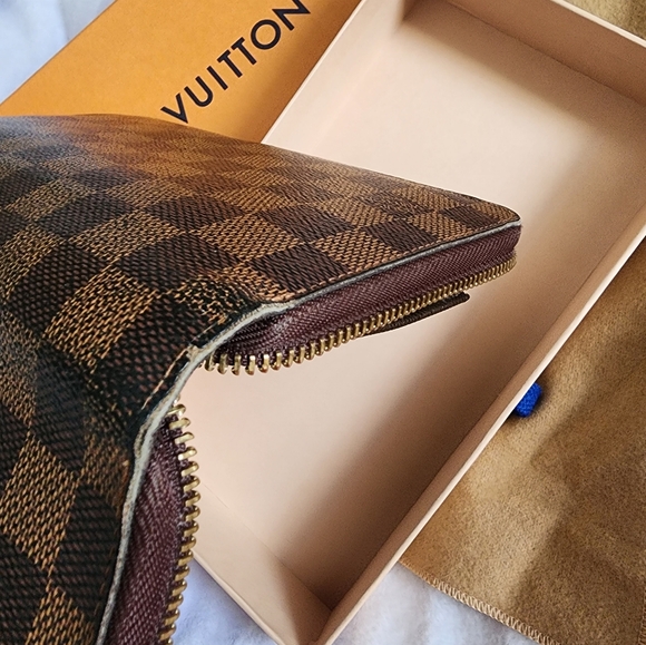Authentic Louis Vuitton Damier ebene long zippy wallet - Picture 6 of 12